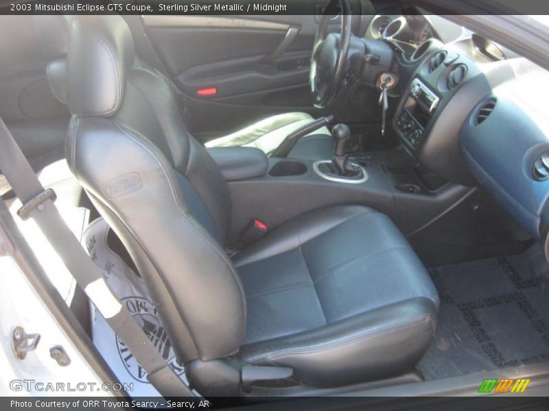 Sterling Silver Metallic / Midnight 2003 Mitsubishi Eclipse GTS Coupe