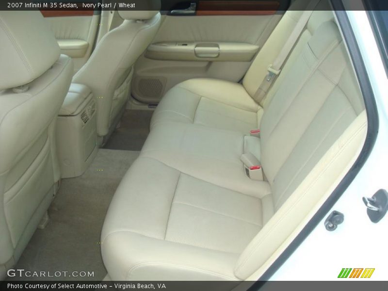 Ivory Pearl / Wheat 2007 Infiniti M 35 Sedan