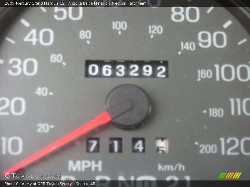 Arizona Beige Metallic / Medium Parchment 2005 Mercury Grand Marquis GS