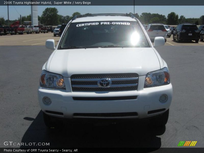Super White / Ivory Beige 2006 Toyota Highlander Hybrid