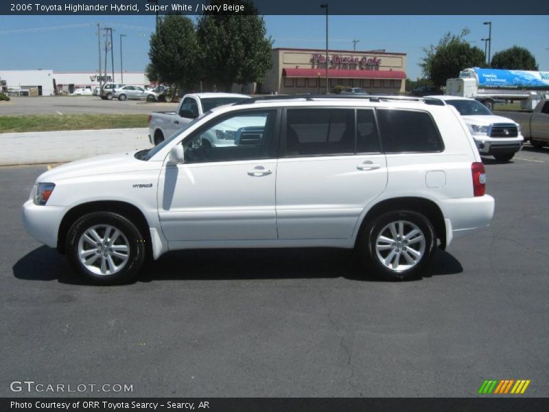 Super White / Ivory Beige 2006 Toyota Highlander Hybrid