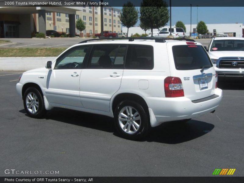 Super White / Ivory Beige 2006 Toyota Highlander Hybrid