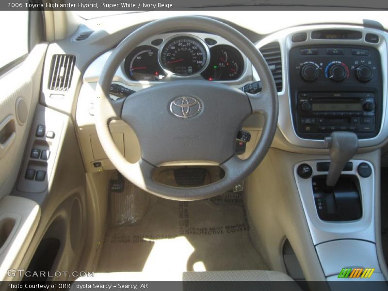Super White / Ivory Beige 2006 Toyota Highlander Hybrid