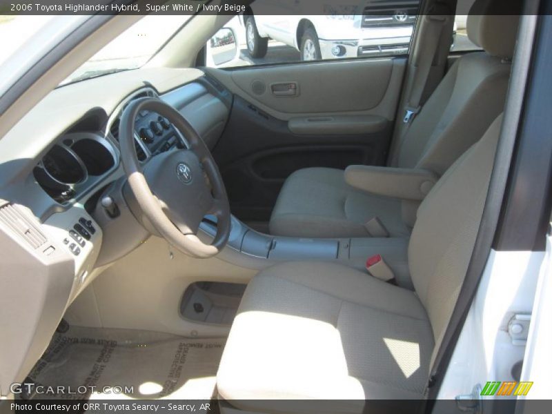 Super White / Ivory Beige 2006 Toyota Highlander Hybrid