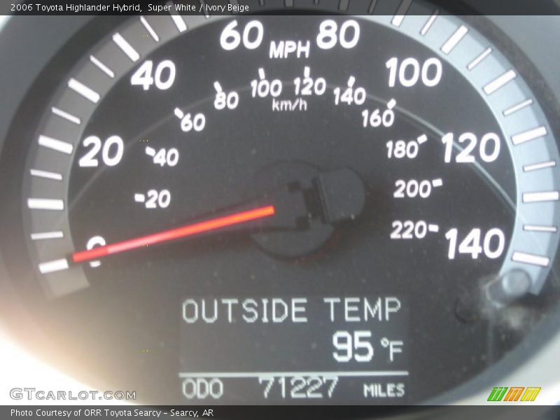 Super White / Ivory Beige 2006 Toyota Highlander Hybrid