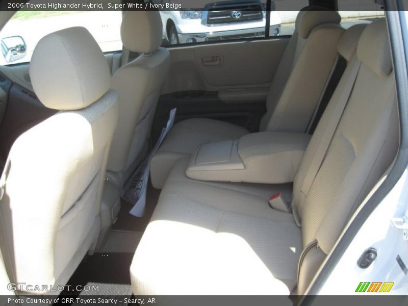 Super White / Ivory Beige 2006 Toyota Highlander Hybrid