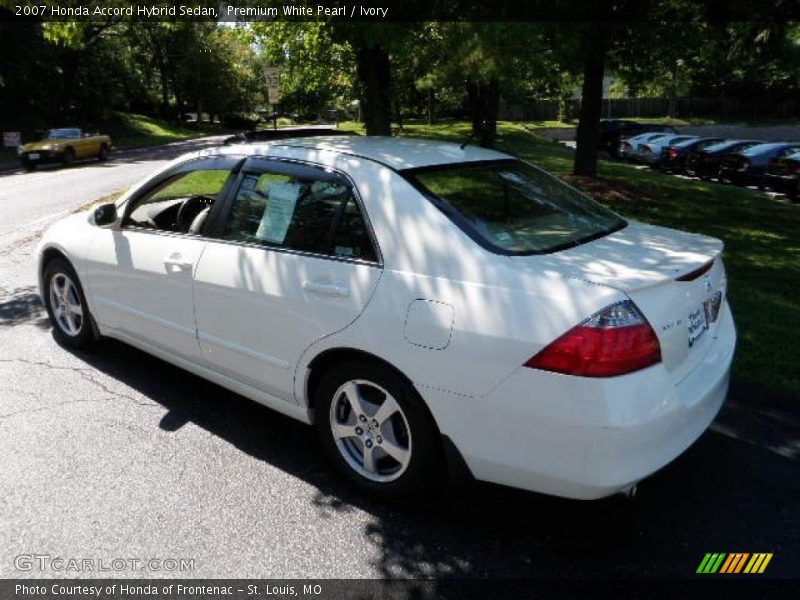 Premium White Pearl / Ivory 2007 Honda Accord Hybrid Sedan