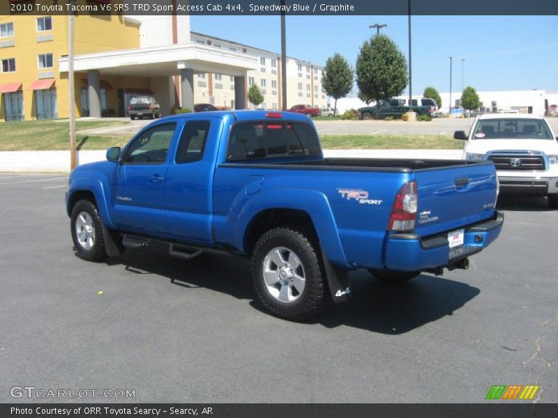 Speedway Blue / Graphite 2010 Toyota Tacoma V6 SR5 TRD Sport Access Cab 4x4