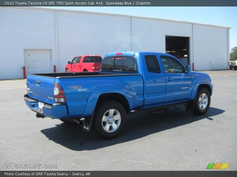 Speedway Blue / Graphite 2010 Toyota Tacoma V6 SR5 TRD Sport Access Cab 4x4