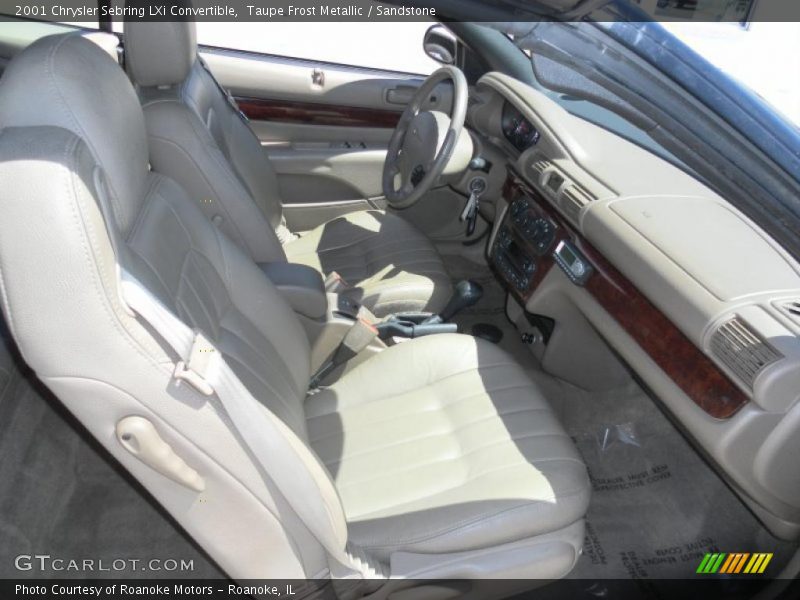 Taupe Frost Metallic / Sandstone 2001 Chrysler Sebring LXi Convertible