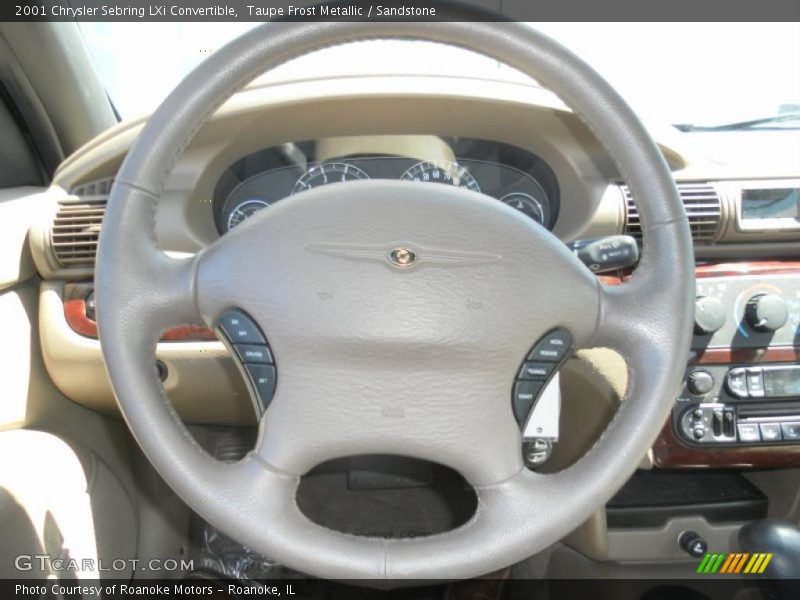 Taupe Frost Metallic / Sandstone 2001 Chrysler Sebring LXi Convertible