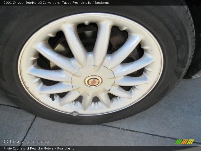 Taupe Frost Metallic / Sandstone 2001 Chrysler Sebring LXi Convertible