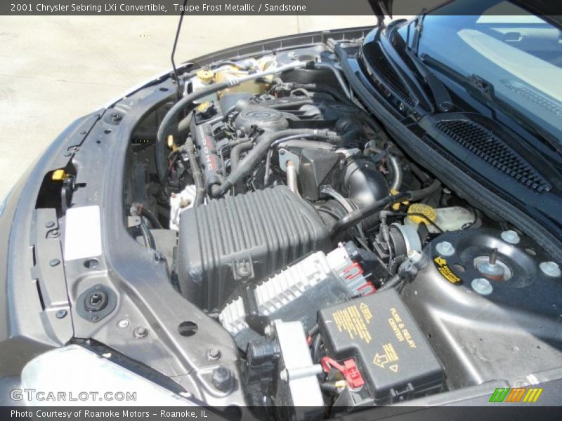 Taupe Frost Metallic / Sandstone 2001 Chrysler Sebring LXi Convertible