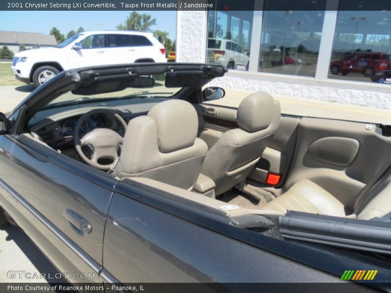 Taupe Frost Metallic / Sandstone 2001 Chrysler Sebring LXi Convertible