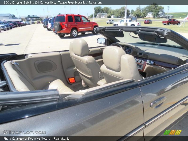 Taupe Frost Metallic / Sandstone 2001 Chrysler Sebring LXi Convertible