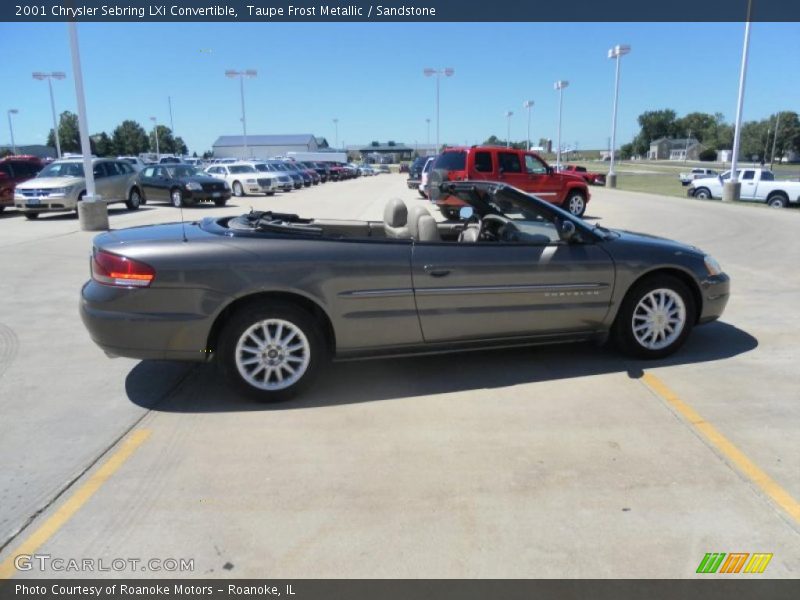 Taupe Frost Metallic / Sandstone 2001 Chrysler Sebring LXi Convertible