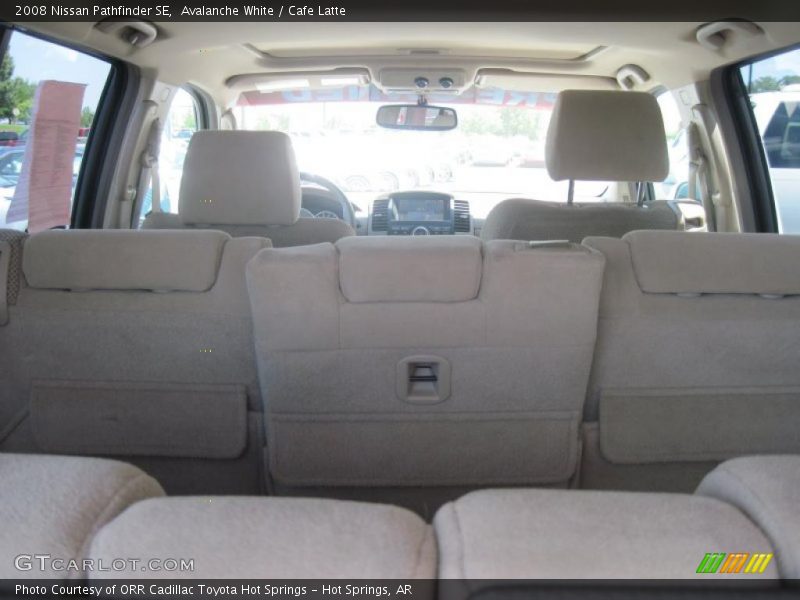 Avalanche White / Cafe Latte 2008 Nissan Pathfinder SE