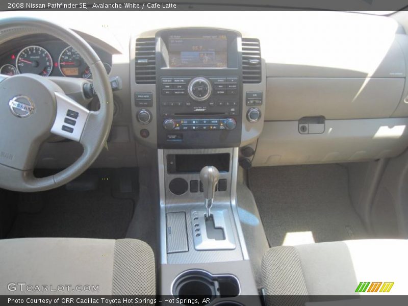 Avalanche White / Cafe Latte 2008 Nissan Pathfinder SE