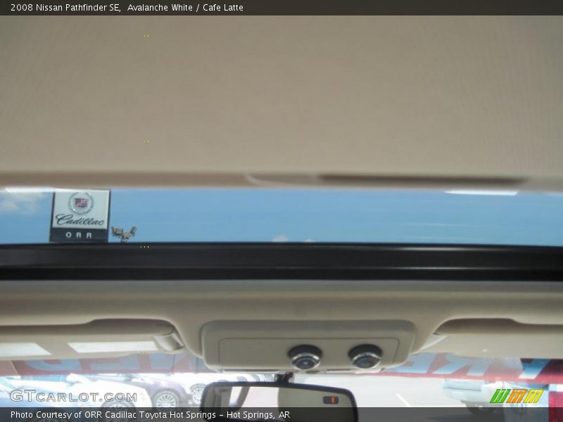 Avalanche White / Cafe Latte 2008 Nissan Pathfinder SE
