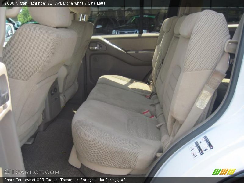 Avalanche White / Cafe Latte 2008 Nissan Pathfinder SE
