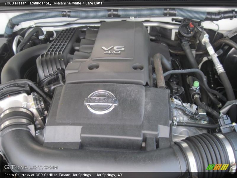 Avalanche White / Cafe Latte 2008 Nissan Pathfinder SE