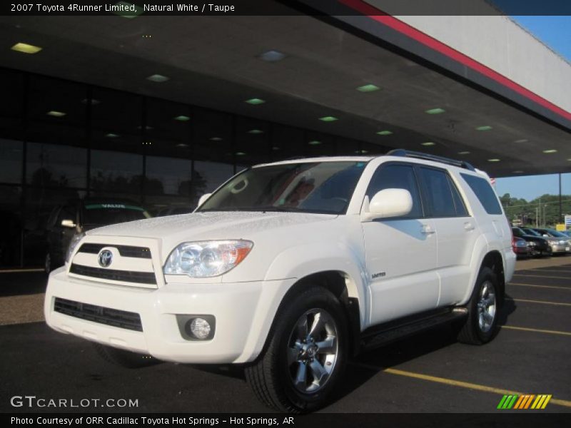 Natural White / Taupe 2007 Toyota 4Runner Limited
