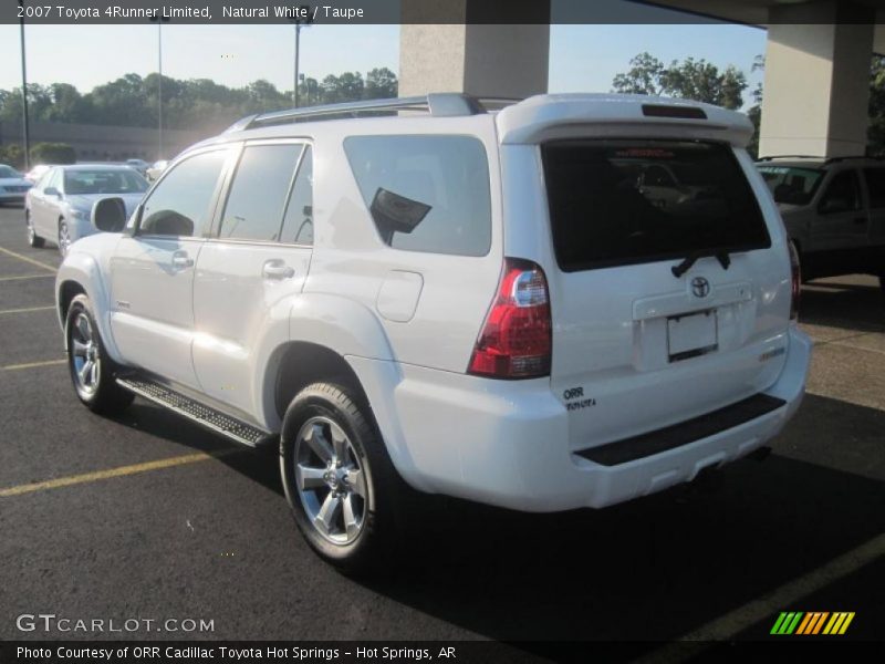 Natural White / Taupe 2007 Toyota 4Runner Limited