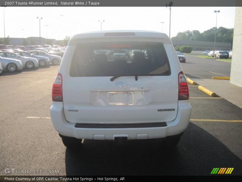 Natural White / Taupe 2007 Toyota 4Runner Limited