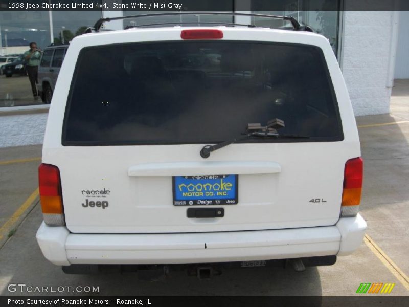 Stone White / Mist Gray 1998 Jeep Cherokee Limited 4x4