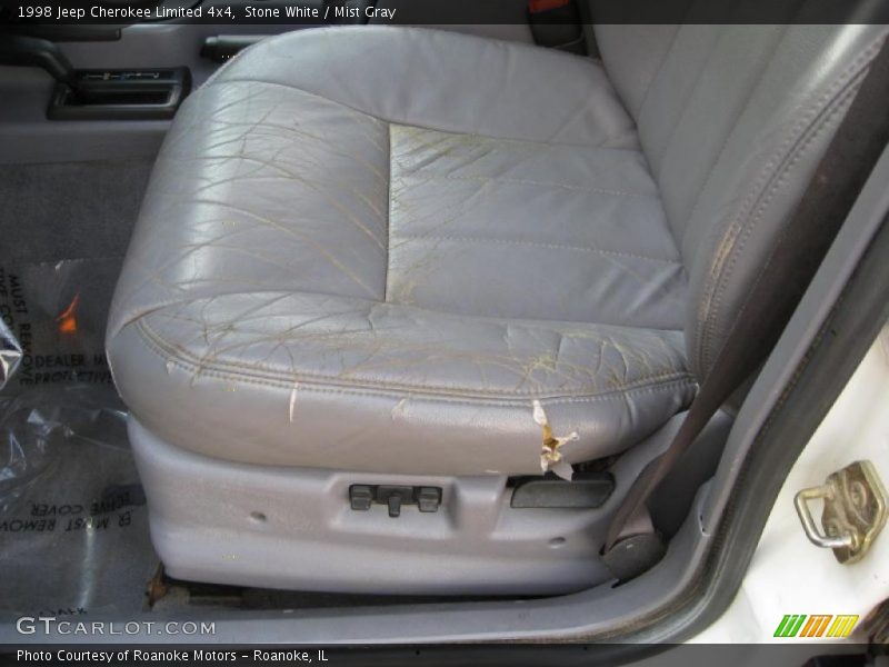 Stone White / Mist Gray 1998 Jeep Cherokee Limited 4x4