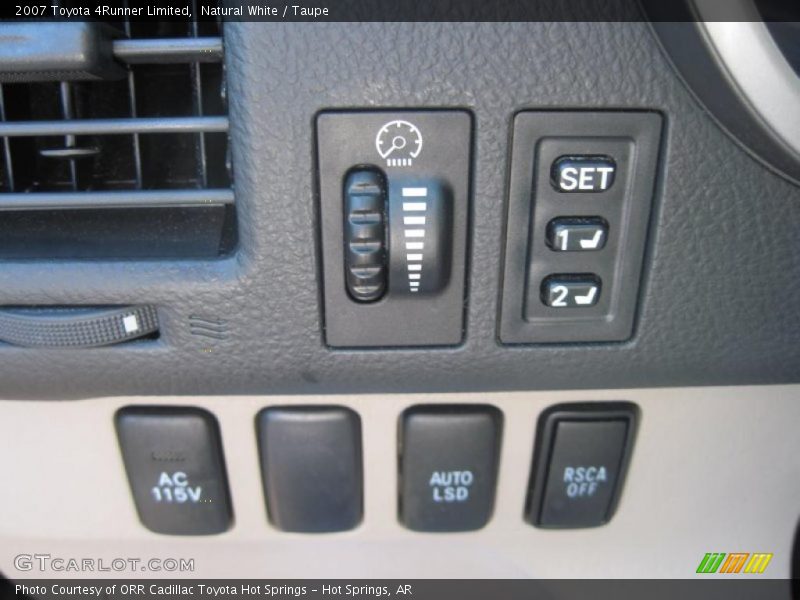 Natural White / Taupe 2007 Toyota 4Runner Limited