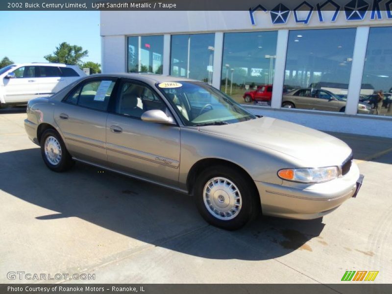 Light Sandrift Metallic / Taupe 2002 Buick Century Limited