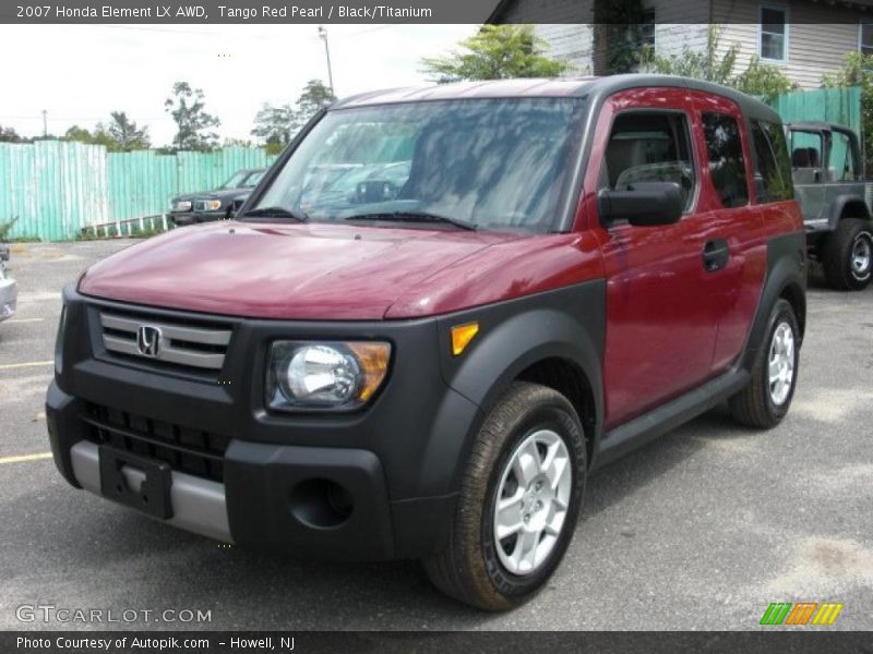 Tango Red Pearl / Black/Titanium 2007 Honda Element LX AWD