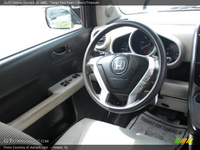 Tango Red Pearl / Black/Titanium 2007 Honda Element LX AWD
