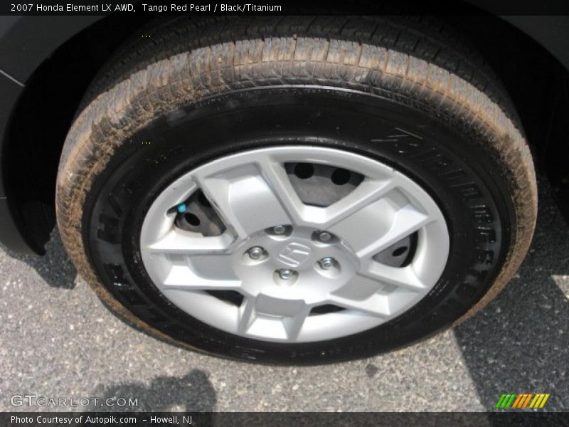 Tango Red Pearl / Black/Titanium 2007 Honda Element LX AWD