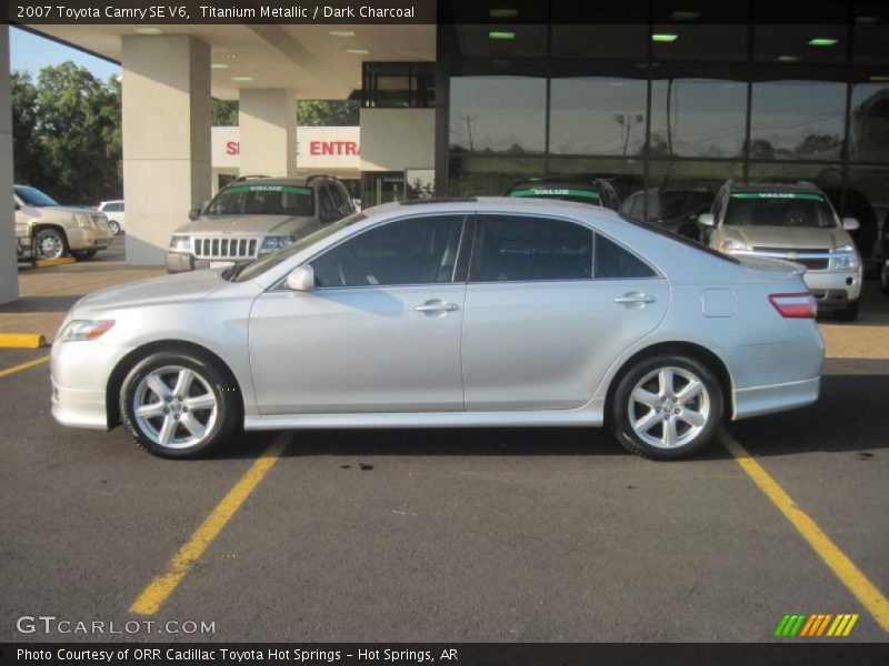 Titanium Metallic / Dark Charcoal 2007 Toyota Camry SE V6