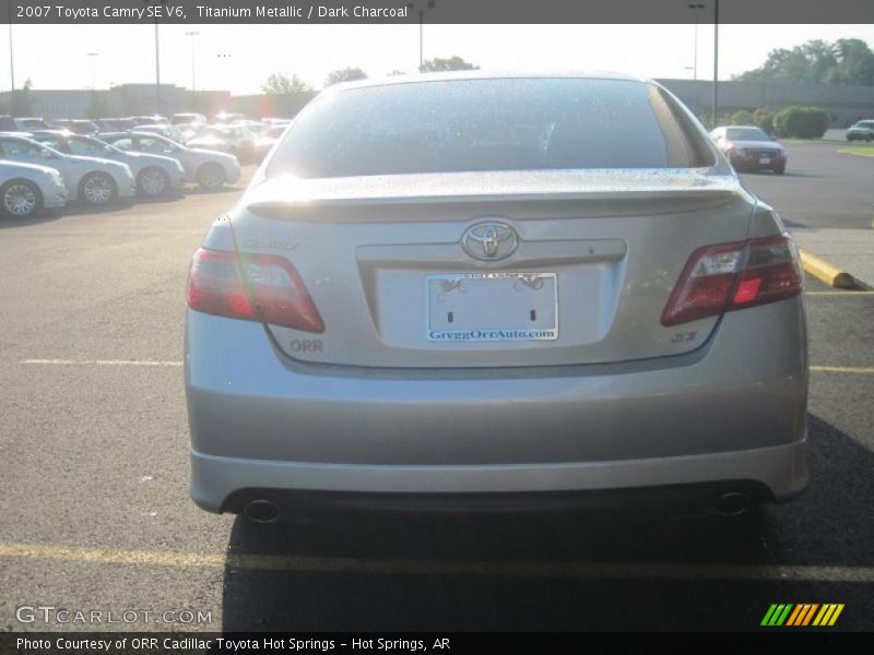 Titanium Metallic / Dark Charcoal 2007 Toyota Camry SE V6