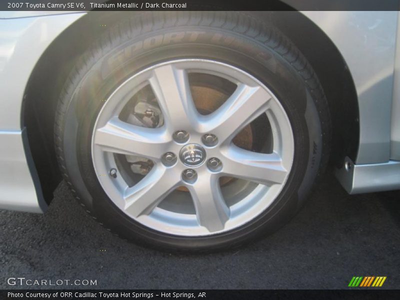 Titanium Metallic / Dark Charcoal 2007 Toyota Camry SE V6