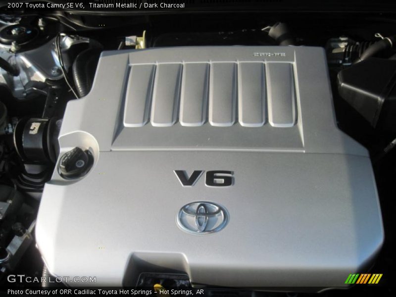 Titanium Metallic / Dark Charcoal 2007 Toyota Camry SE V6
