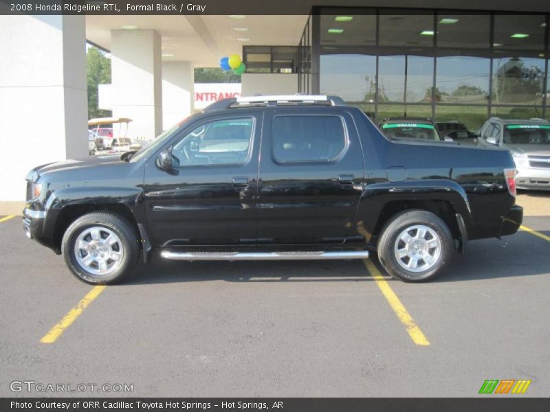 Formal Black / Gray 2008 Honda Ridgeline RTL