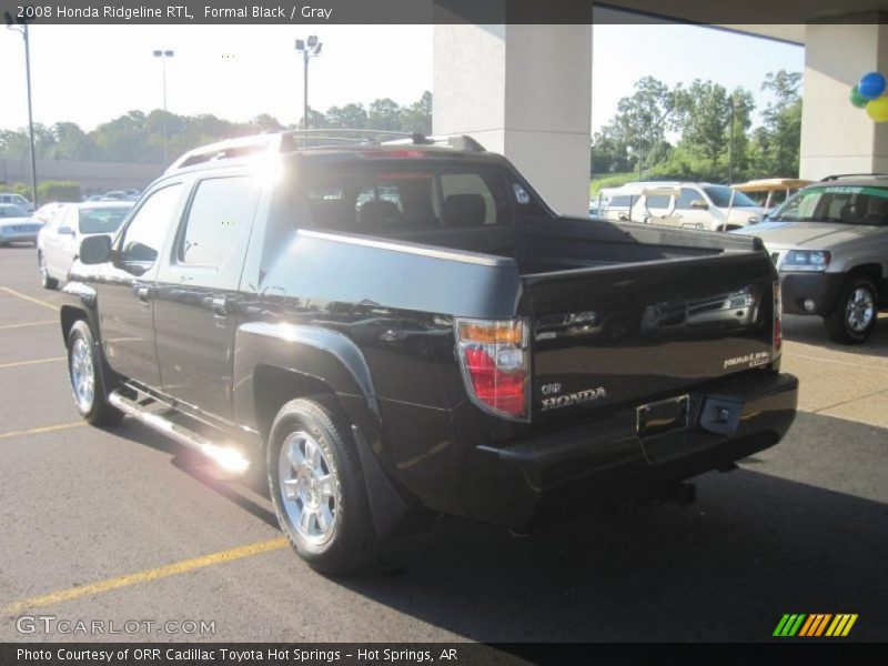 Formal Black / Gray 2008 Honda Ridgeline RTL
