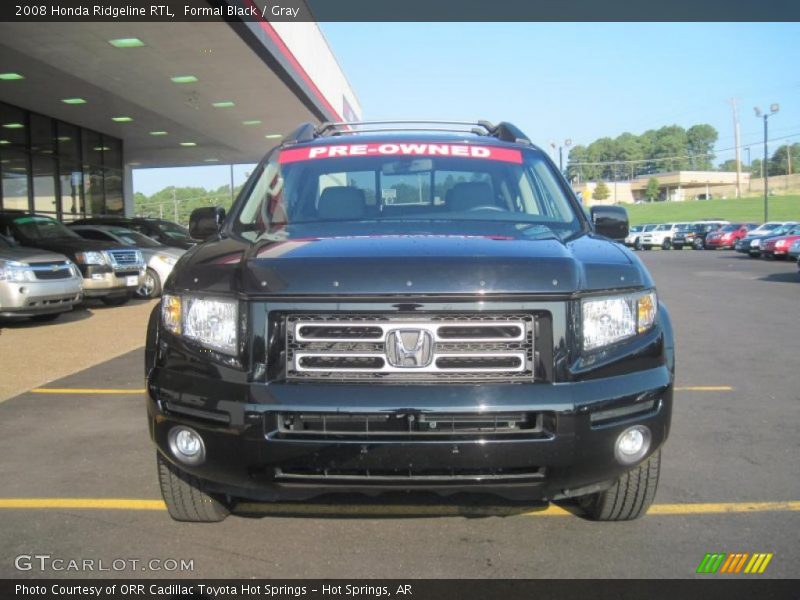 Formal Black / Gray 2008 Honda Ridgeline RTL