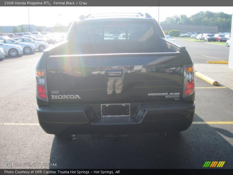 Formal Black / Gray 2008 Honda Ridgeline RTL