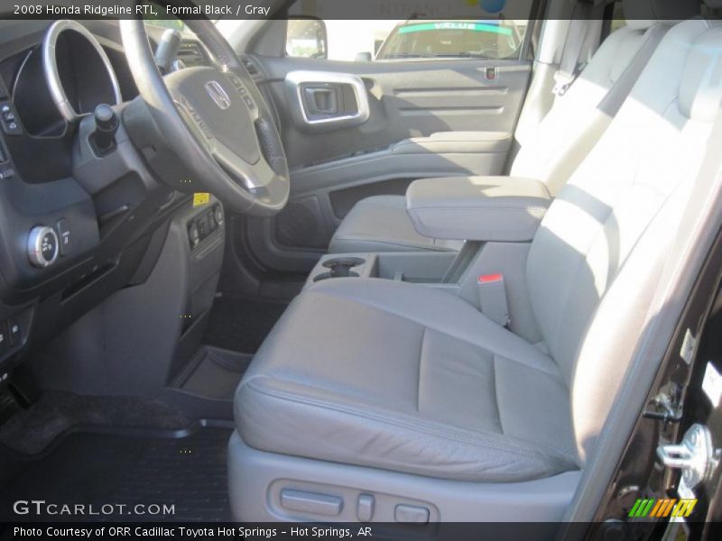 Formal Black / Gray 2008 Honda Ridgeline RTL
