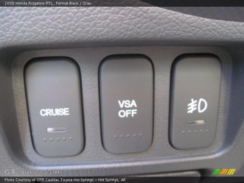 Formal Black / Gray 2008 Honda Ridgeline RTL