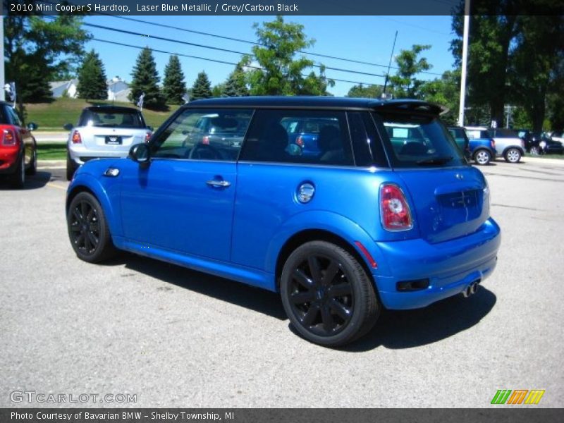 Laser Blue Metallic / Grey/Carbon Black 2010 Mini Cooper S Hardtop