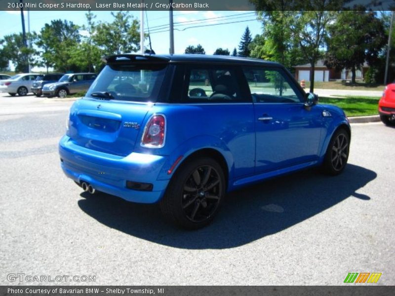 Laser Blue Metallic / Grey/Carbon Black 2010 Mini Cooper S Hardtop