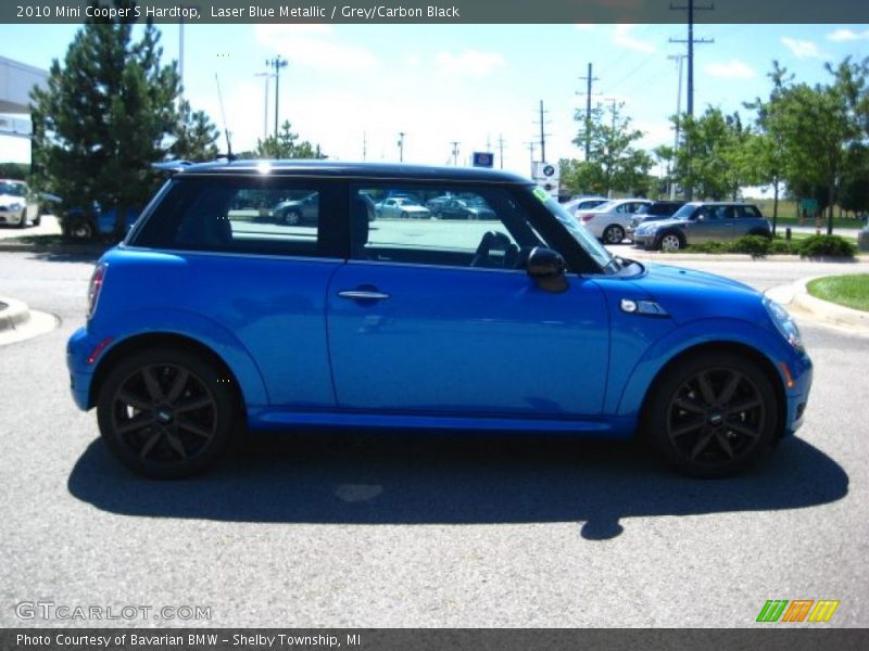 Laser Blue Metallic / Grey/Carbon Black 2010 Mini Cooper S Hardtop