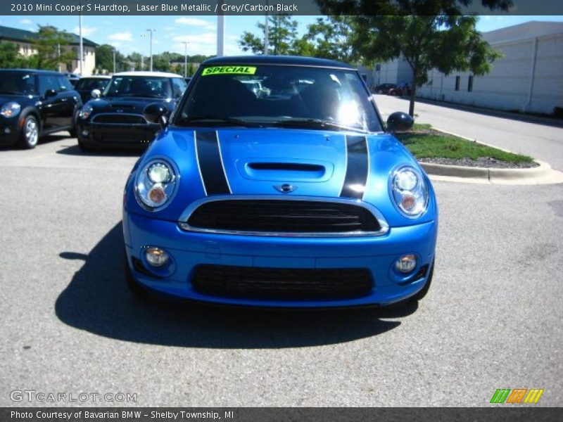 Laser Blue Metallic / Grey/Carbon Black 2010 Mini Cooper S Hardtop