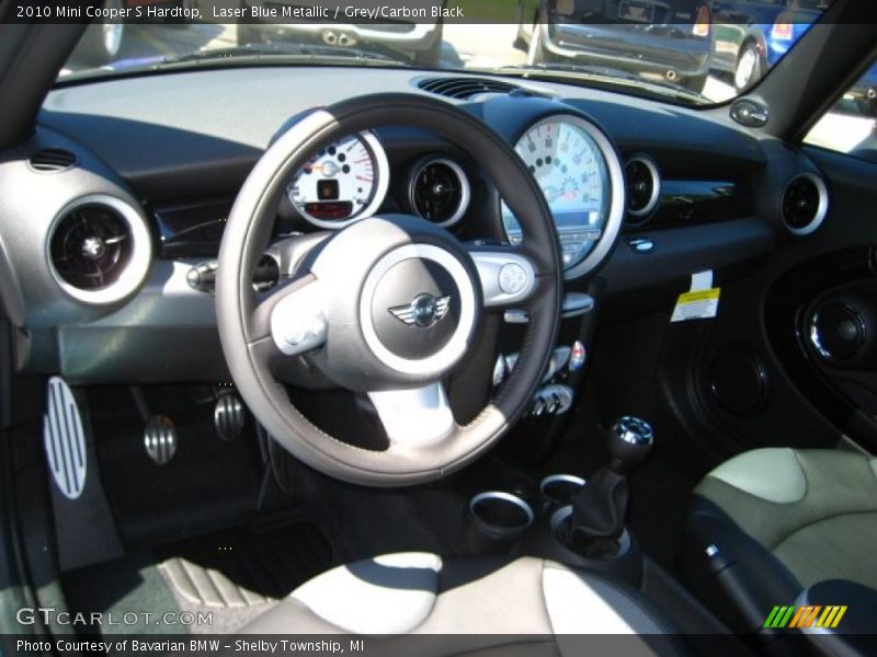 Laser Blue Metallic / Grey/Carbon Black 2010 Mini Cooper S Hardtop